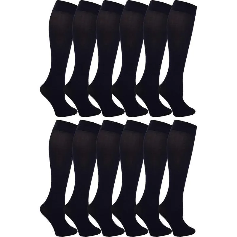 12 Pack Sheer Knee High Socks – Durable and Versatile