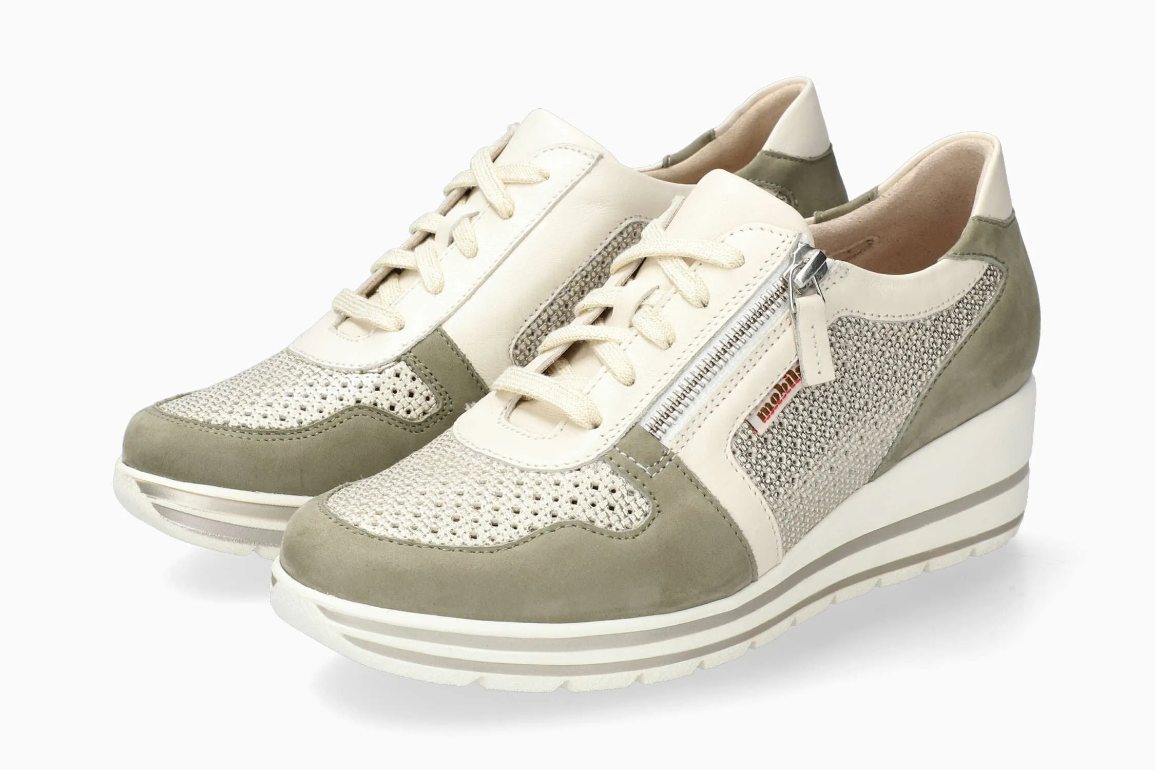 Abby Perf - Light Khaki