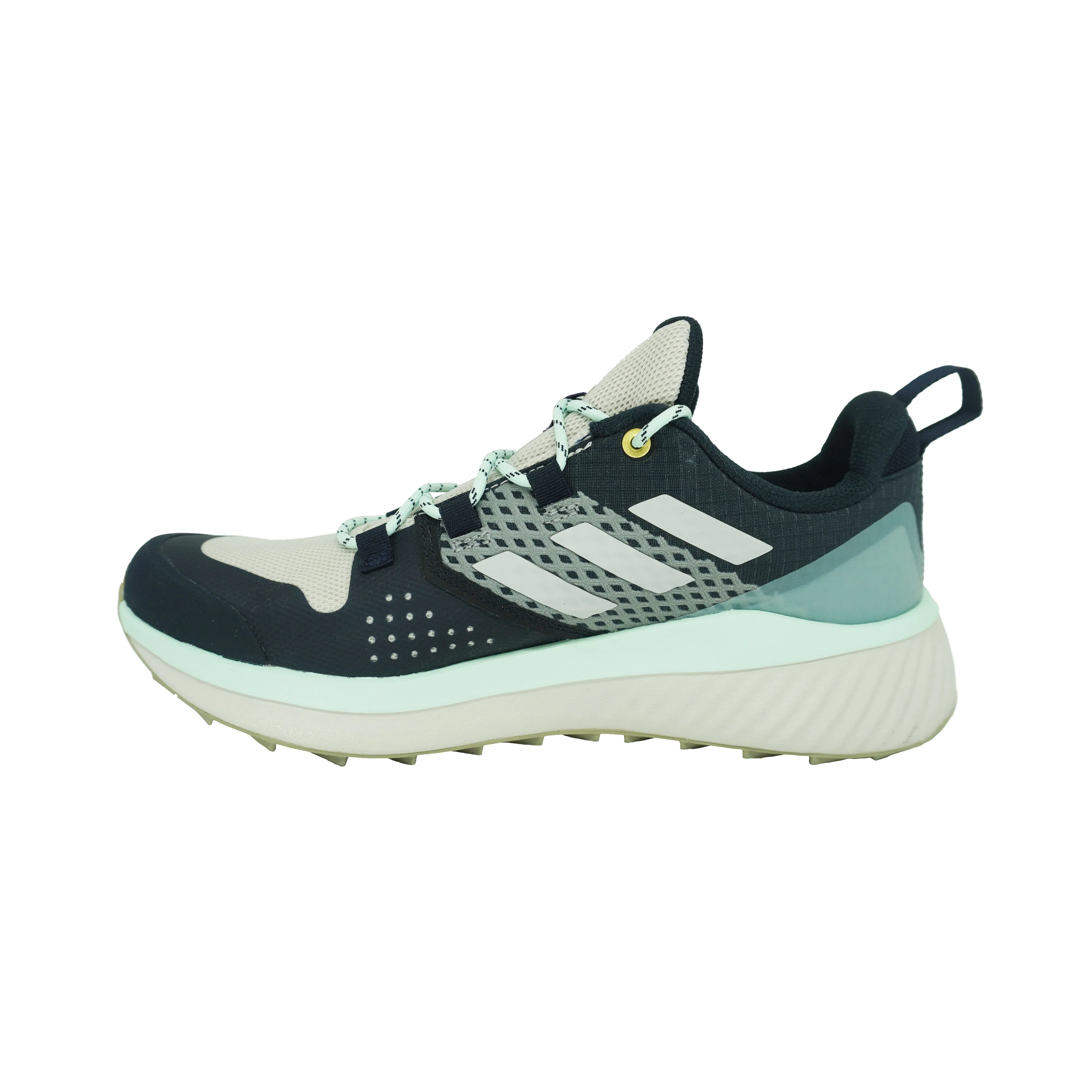 Adidas Women's Terrex Bounce Hiker Boot Shoes Navy Blue Gray Green Size 9.5