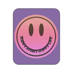 Beach Blanket, Smile Face Picnic Blanket, Pink and Purple Smile Face Park Blanket, Travel Blanket, Sports Event Blanket, Stadium Blanket