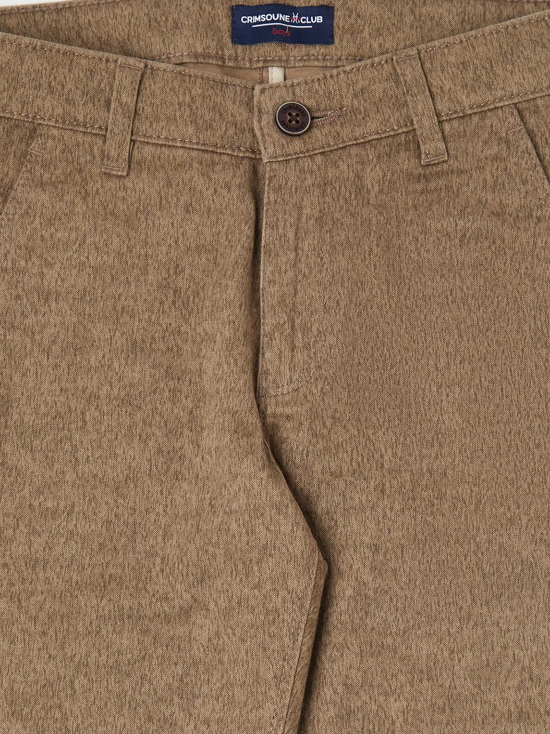 Brown Printed Trousers
