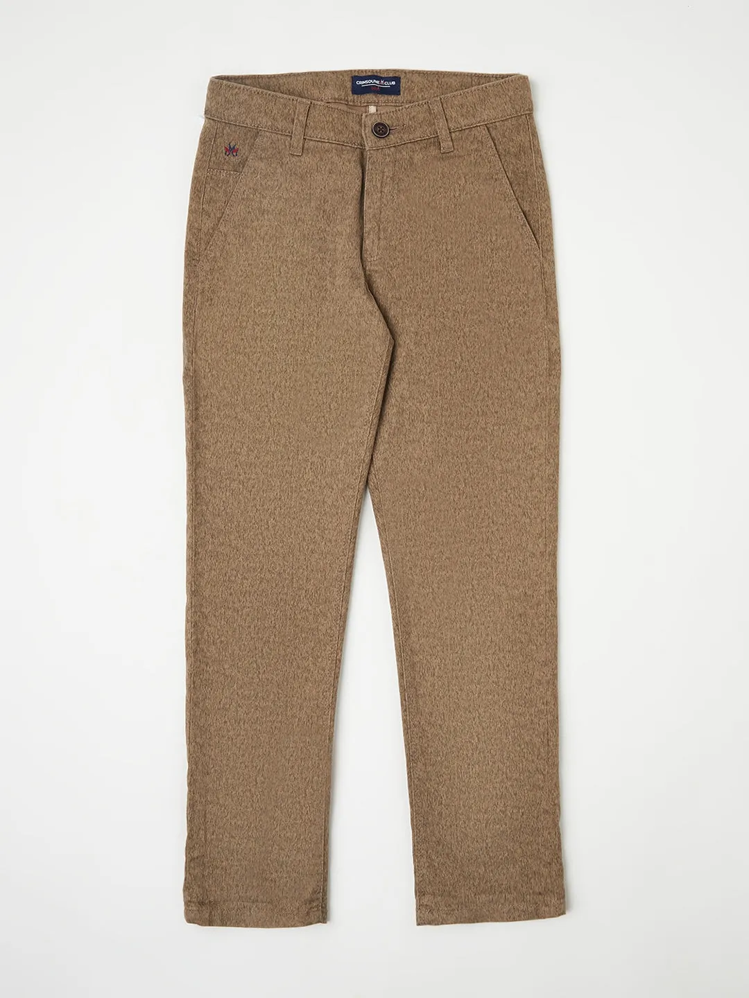 Brown Printed Trousers