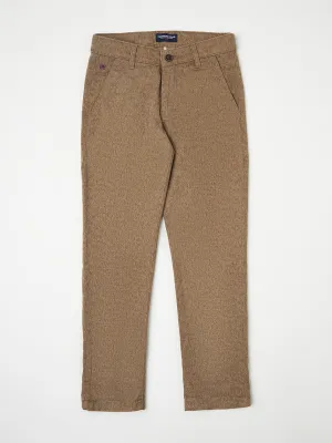 Brown Printed Trousers