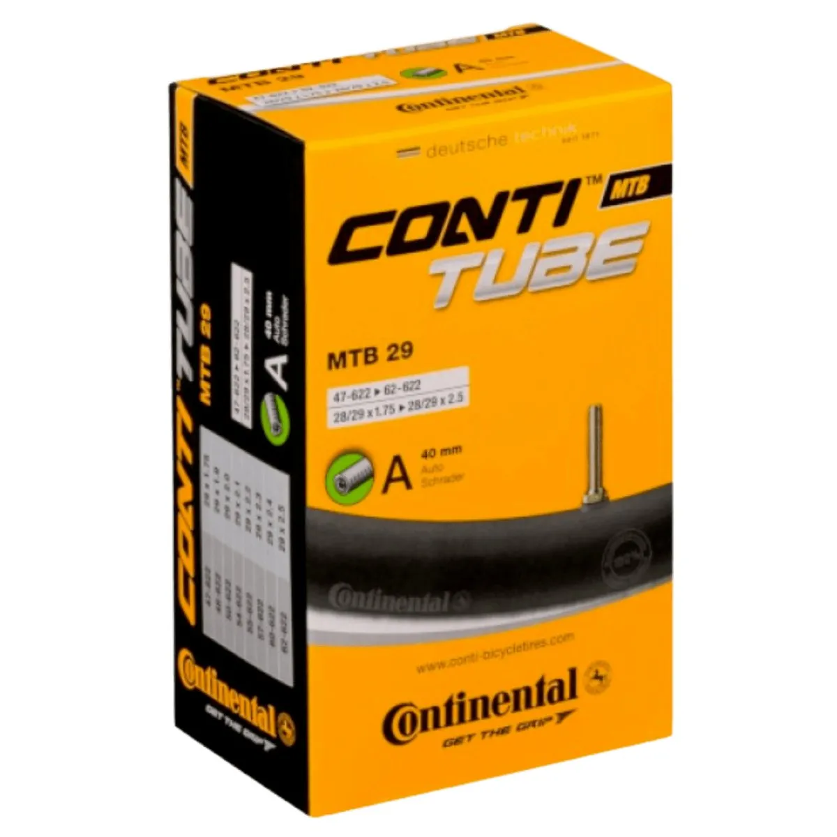 Continental MTB 29" 40mm Schrader Tube