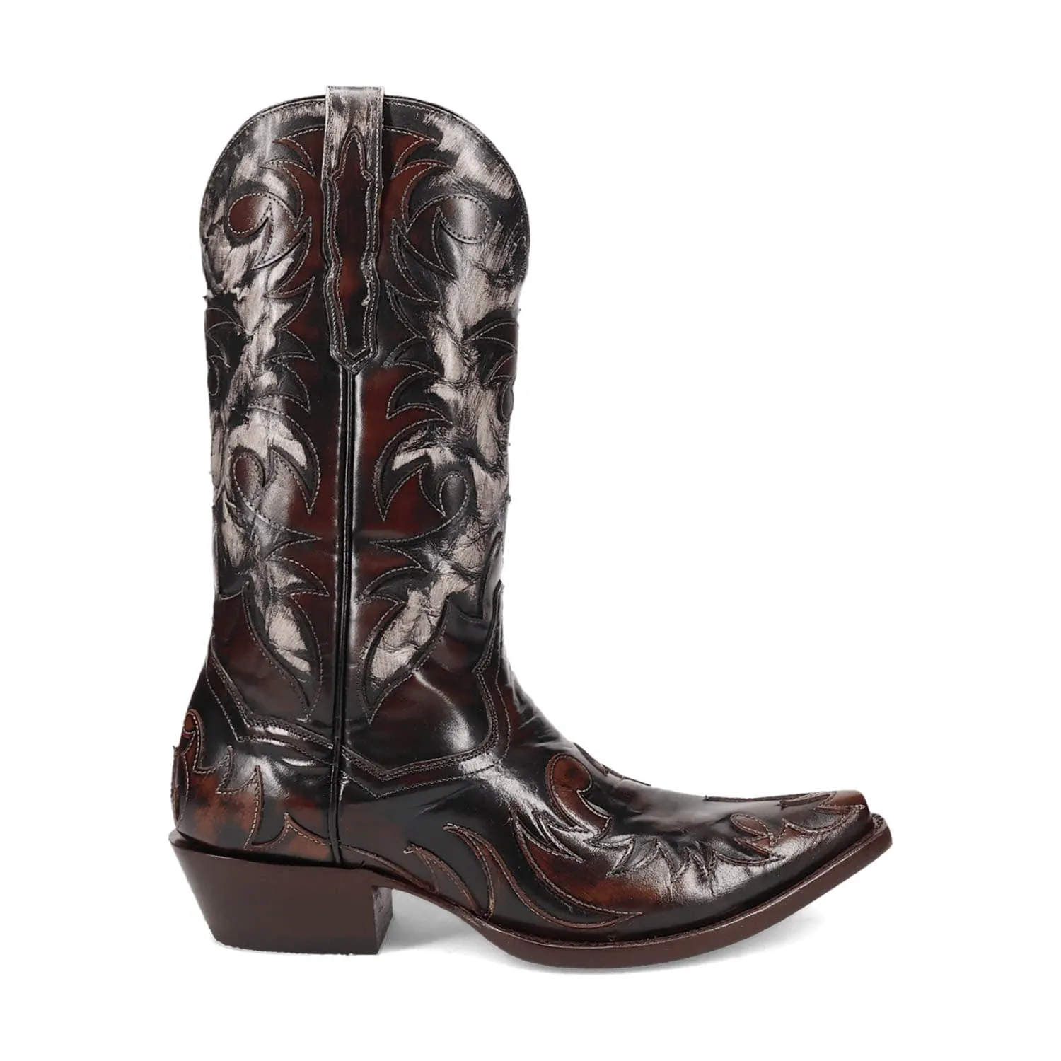 Dan Post Mens Emilio Cognac Leather Cowboy Boots 10.5 D