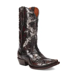 Dan Post Mens Emilio Cognac Leather Cowboy Boots 10.5 D