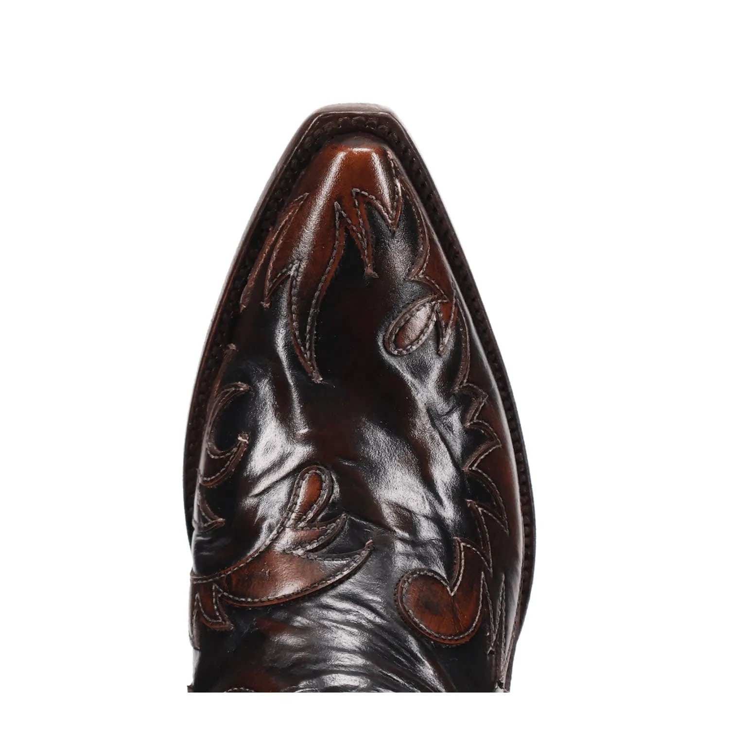 Dan Post Mens Emilio Cognac Leather Cowboy Boots 10.5 D