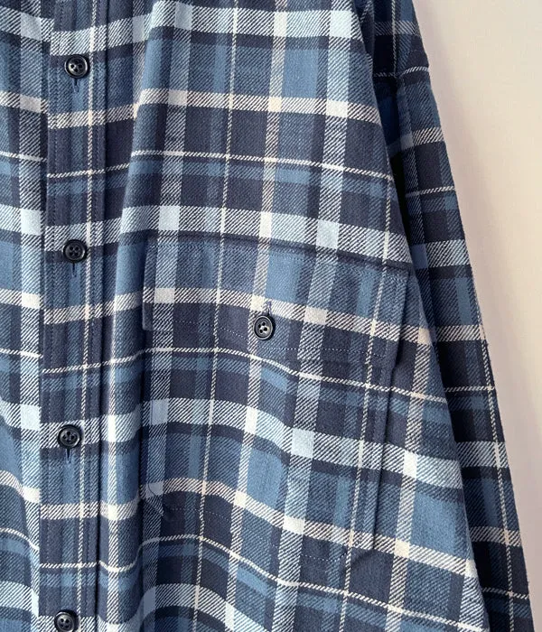 DESCENDANT/MIKO LS SHIRT (BLUE)