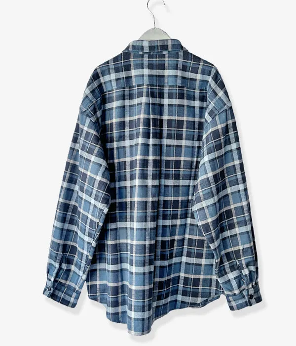 DESCENDANT/MIKO LS SHIRT (BLUE)