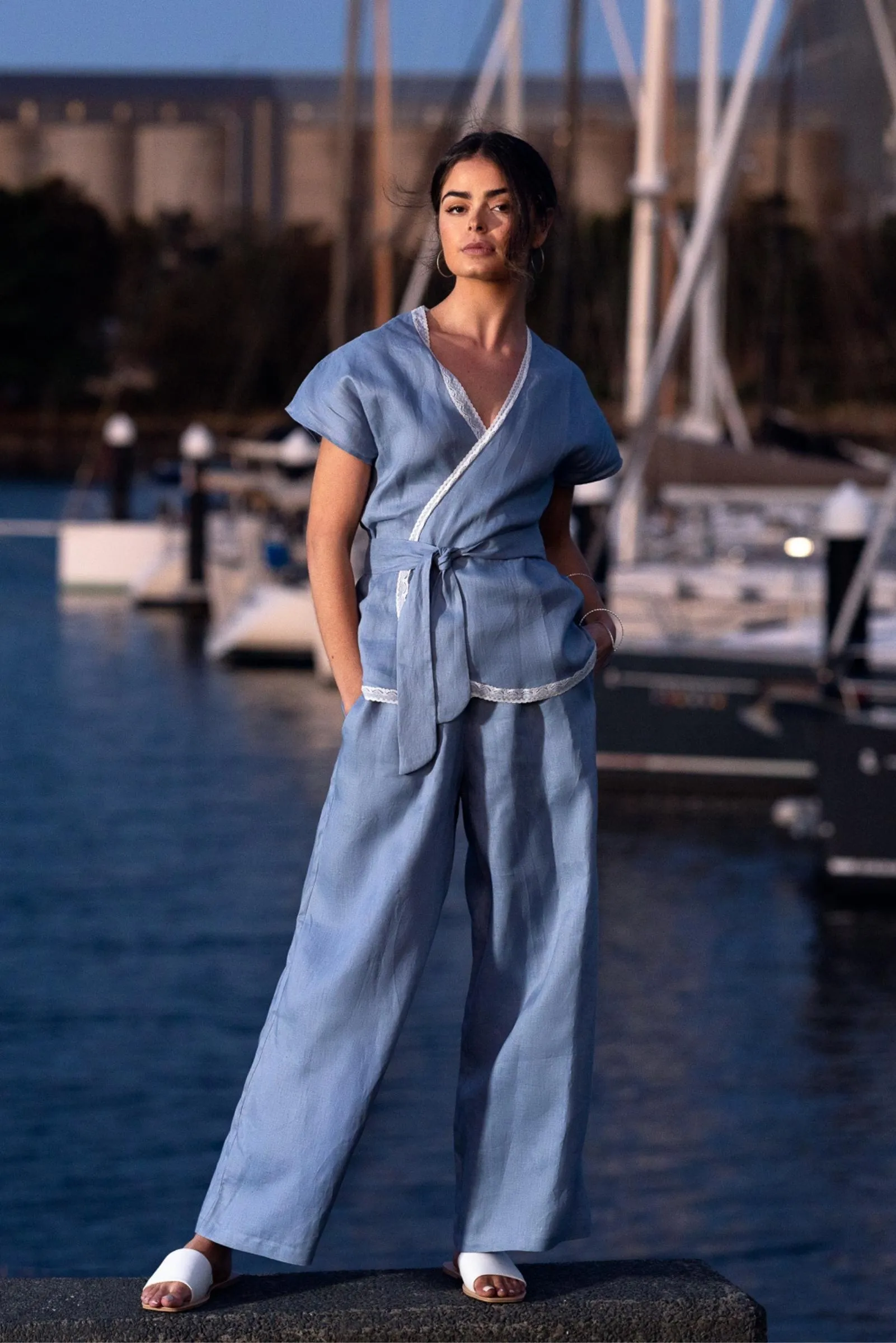 Firmament Wide Leg Trouser – Statement Style for Work and Beyond