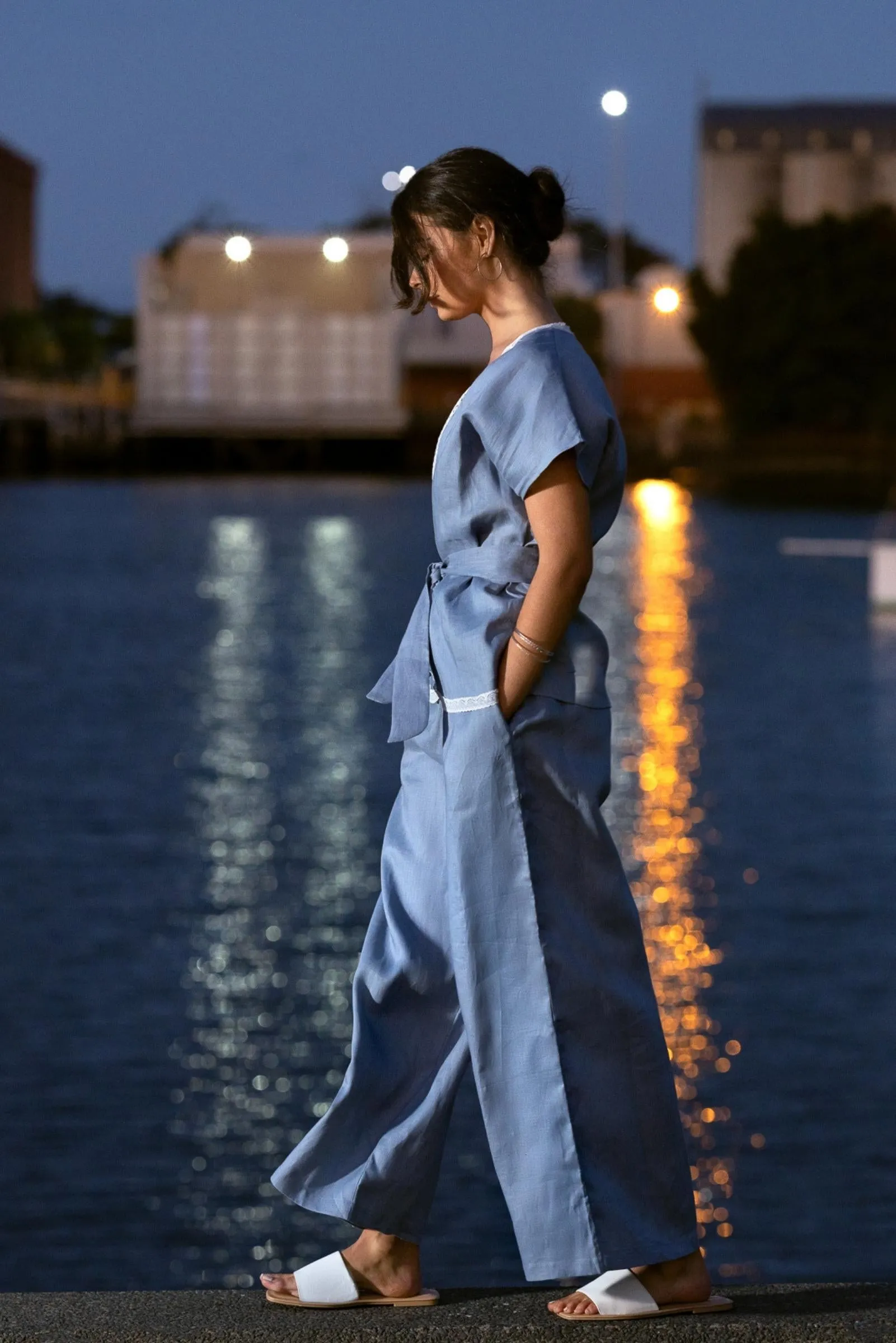 Firmament Wide Leg Trouser – Statement Style for Work and Beyond
