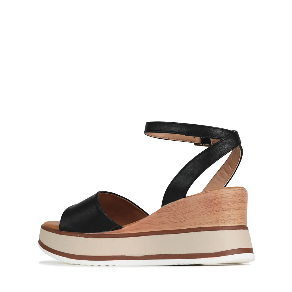 KAJA ANKLE STRAP WEDGE