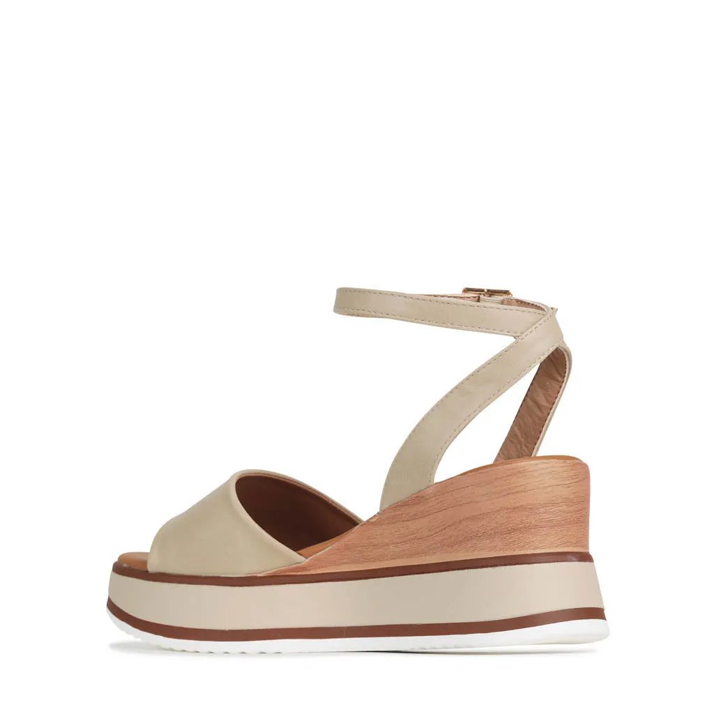 KAJA ANKLE STRAP WEDGE