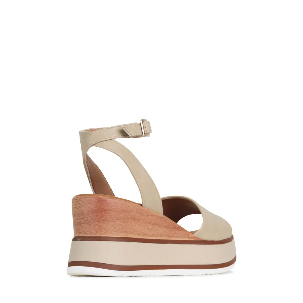KAJA ANKLE STRAP WEDGE