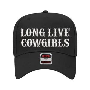Long Live Cowgirls Embroidered Solid Baseball Cap