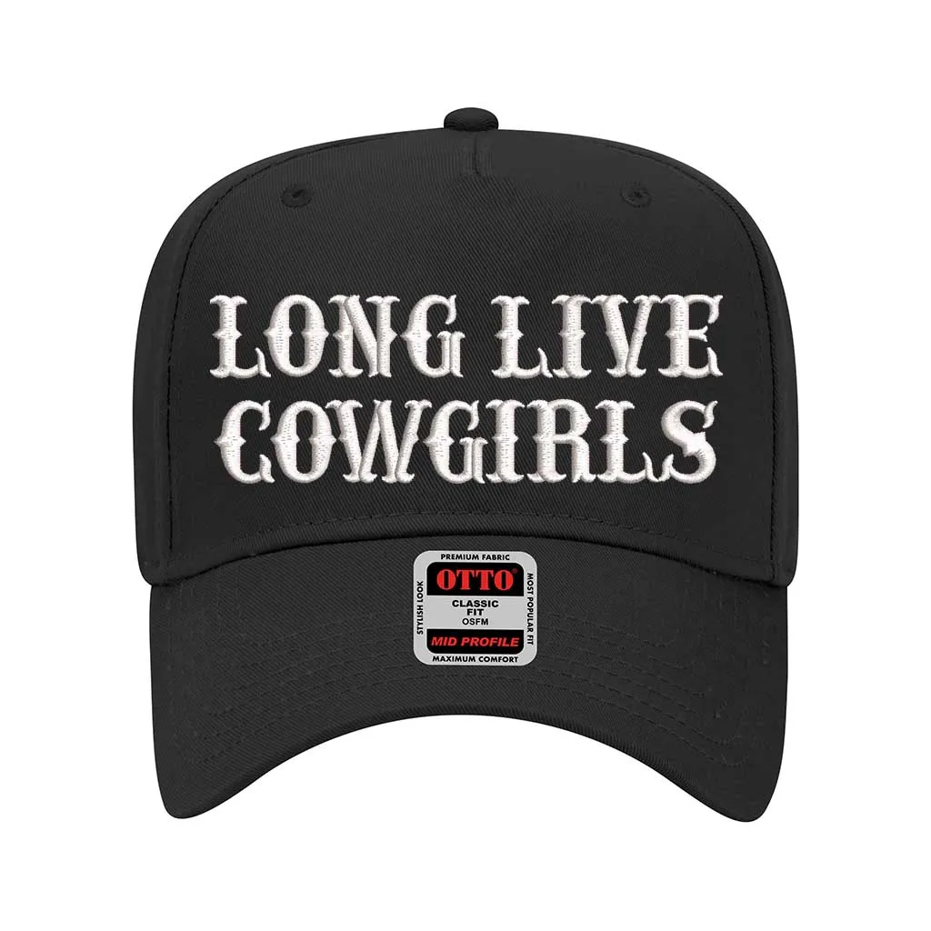 Long Live Cowgirls Embroidered Solid Baseball Cap