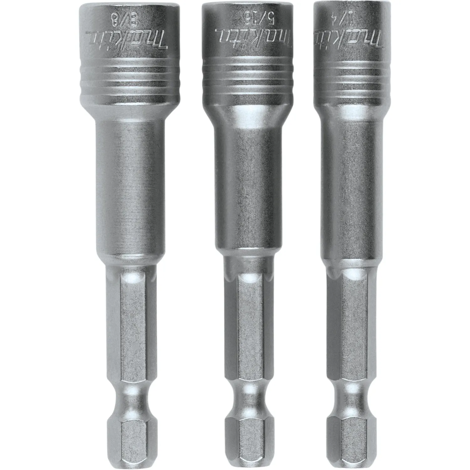 Makita® Impact XPS® E-01432 Magnetic Nut Setter Set, 1/4 in Shank, Hex Shank, 2-9/16 in OAL