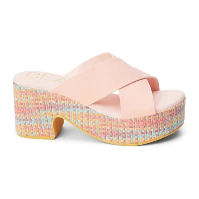 Nellie Platform Heel • Pink