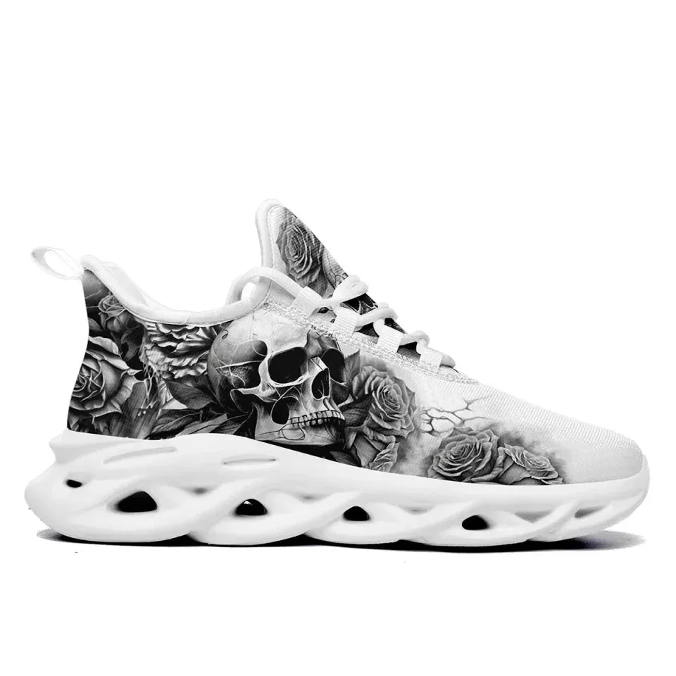 New skull shoes Comfortable Fashion Easter Skull Sneakers Personalized maxsoul Sneakers,