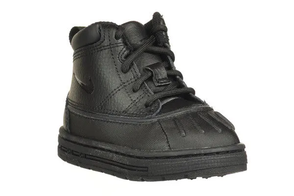 Nike Woodside (TD) Baby Toddler Leather ACG Boots Waterproof Black