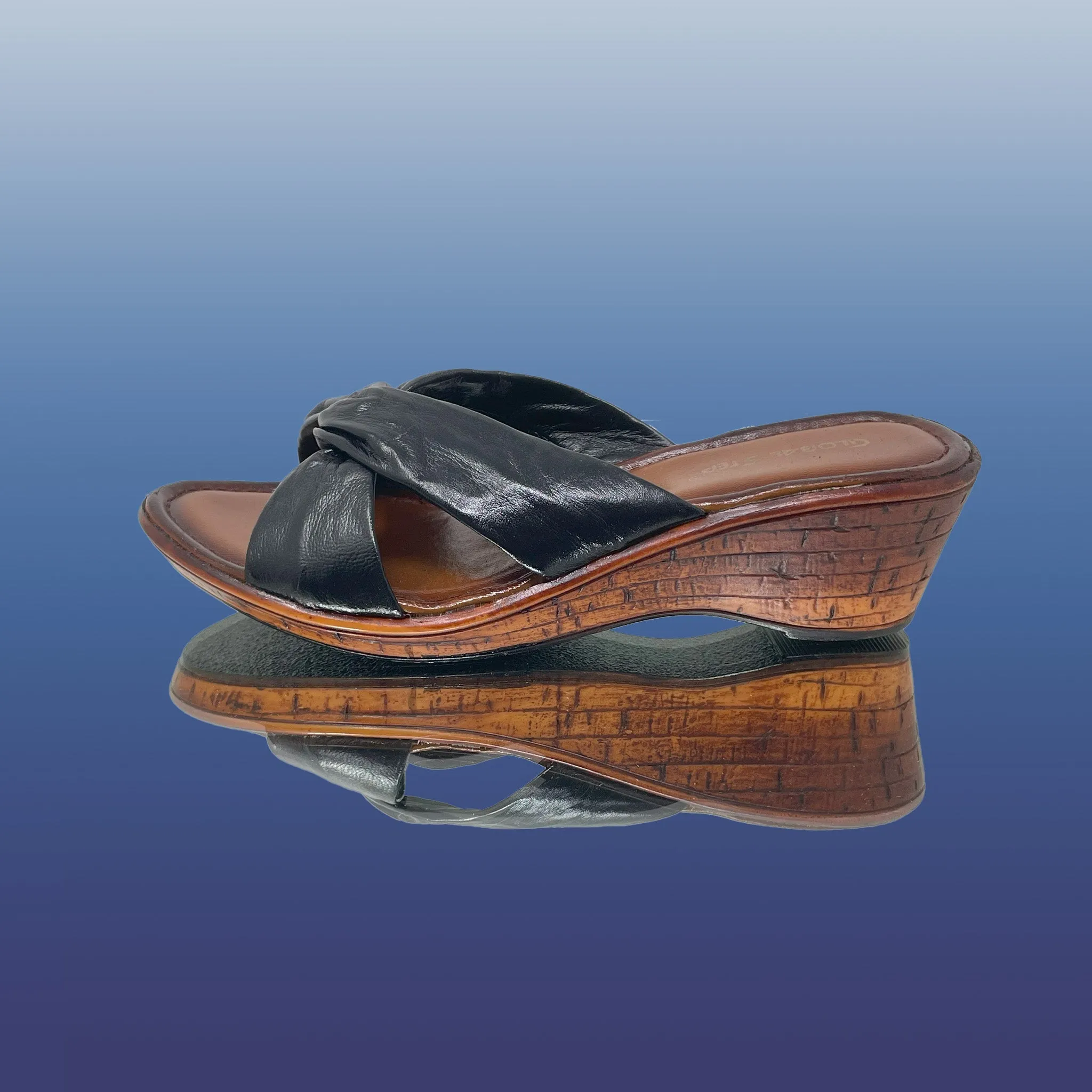 Noir Posh wedges