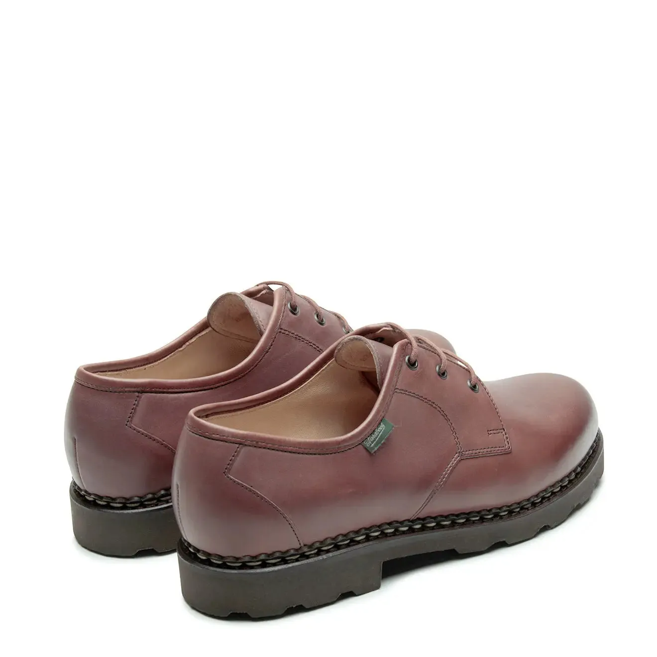 Paraboot Castel Shoe Smooth Brown Leather