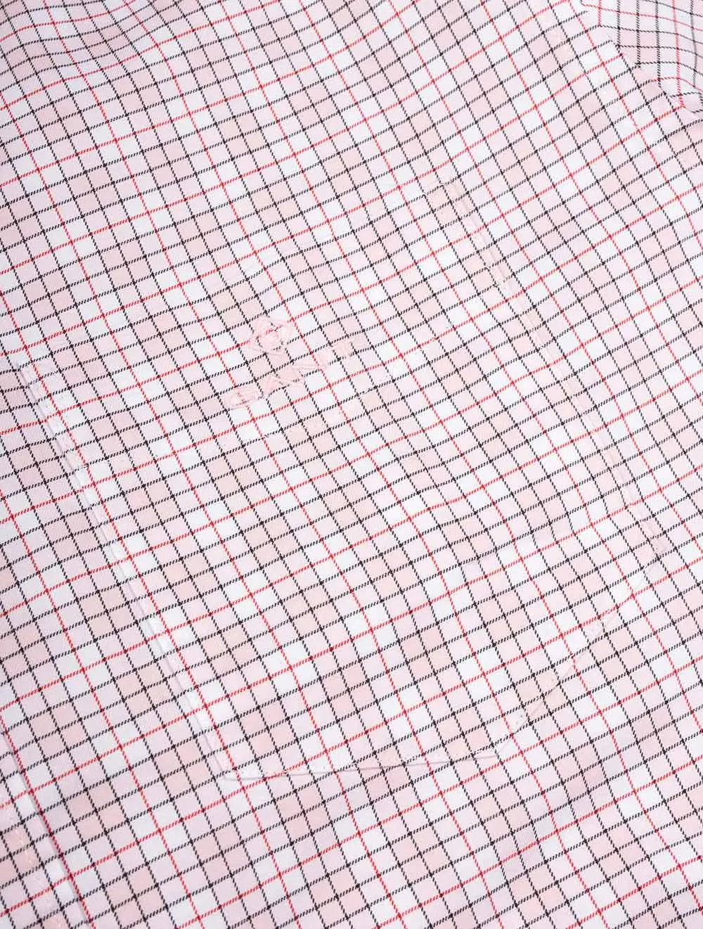 Regular Fit Twill Short Sleeve Shirt Peony Pink