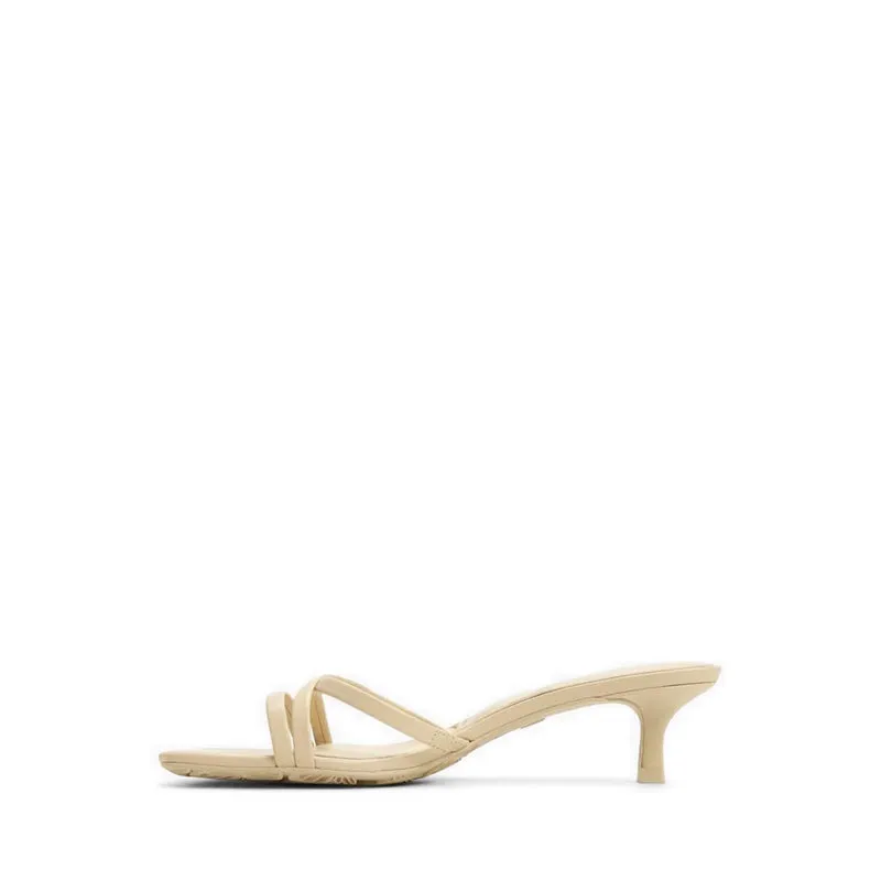 Sofiana Heeled Sandals - Cream