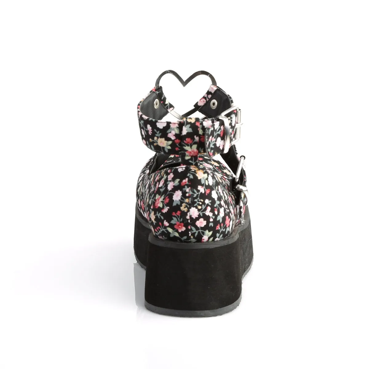 SPRITE-02 DemoniaCult Floral Fabric Sexy Women's Heels & Platform Shoes (Alternative Footwear)