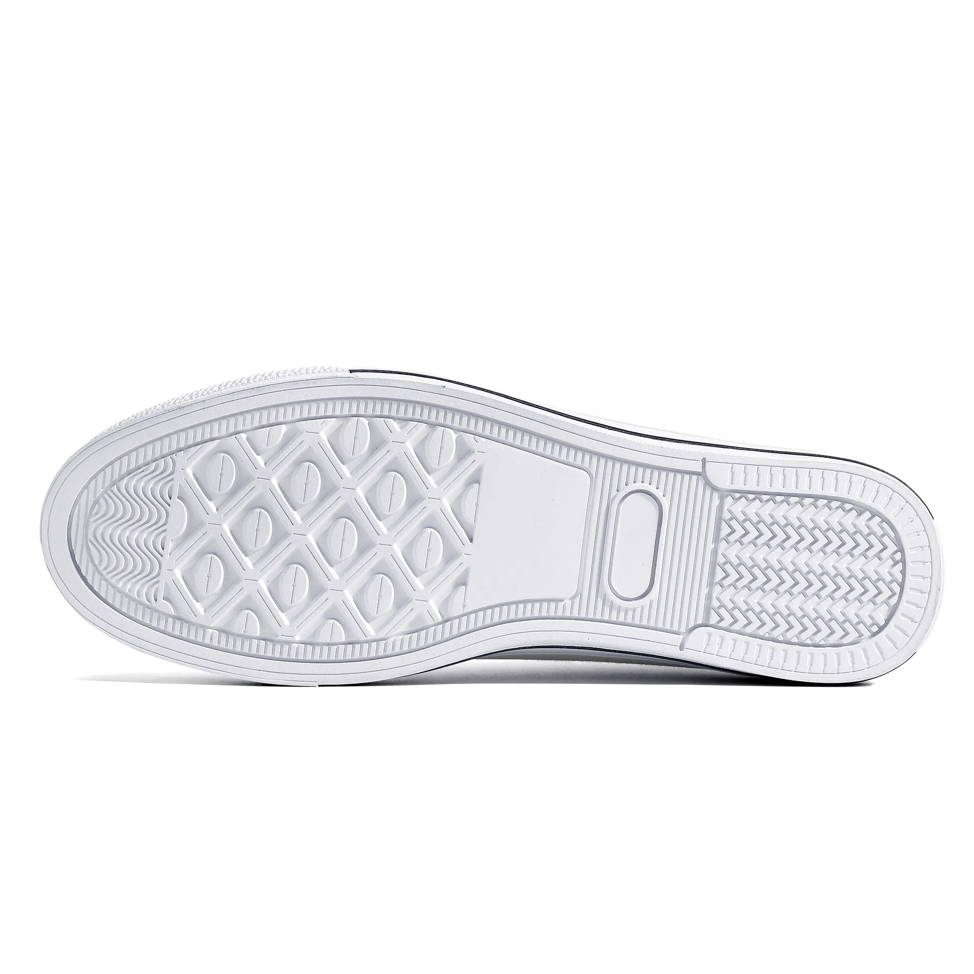 Stealthy Tracks: Black Animal Paw Prints Canvas Sneakers