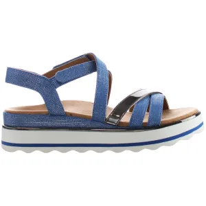 Vionic Kellyn Womens Blue Sandals