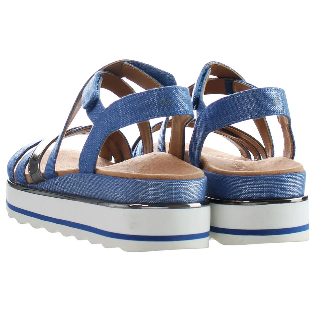 Vionic Kellyn Womens Blue Sandals