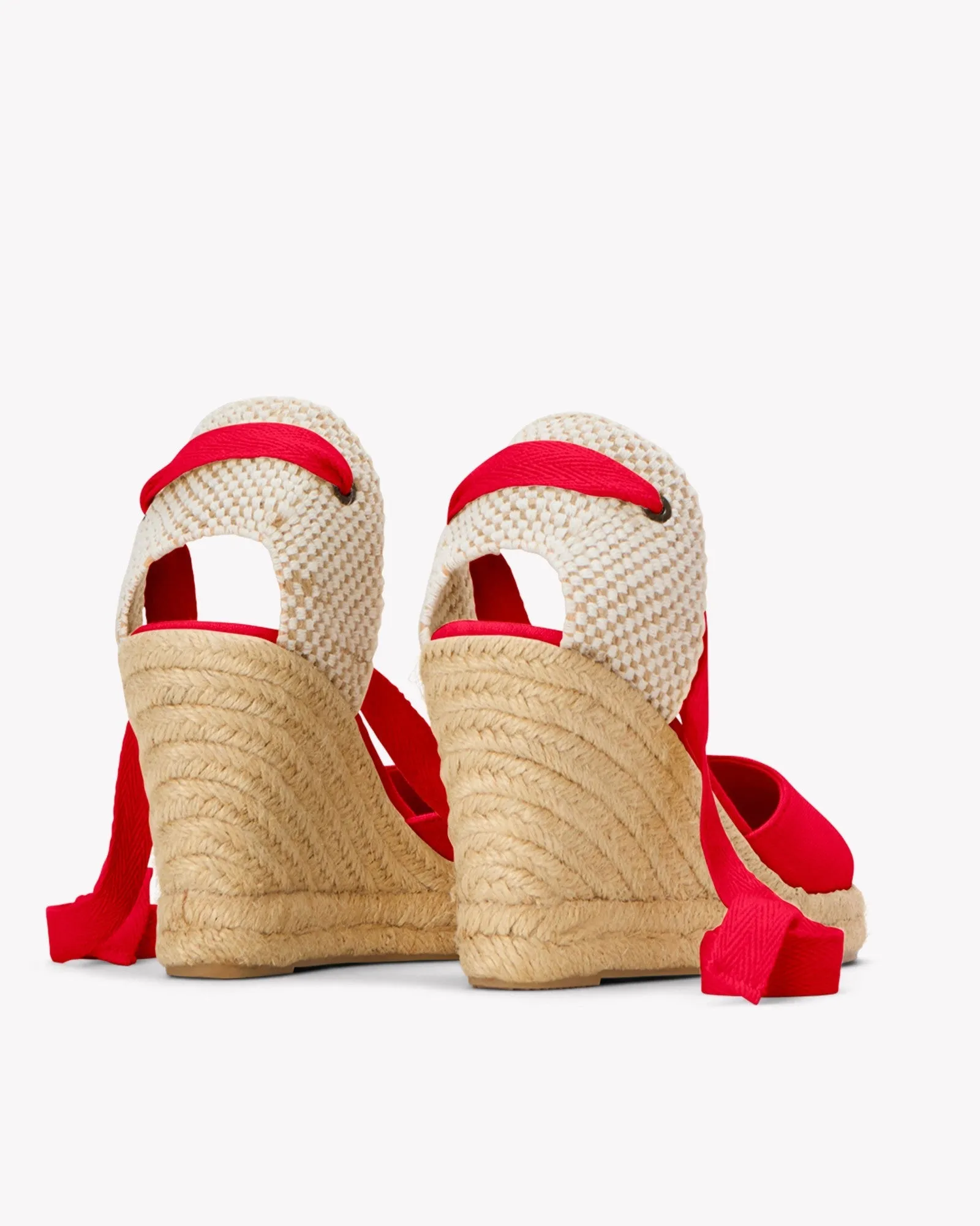 Womens_Espadrilles_The Marseille Wedge_Linen Colors_Flamenco Red