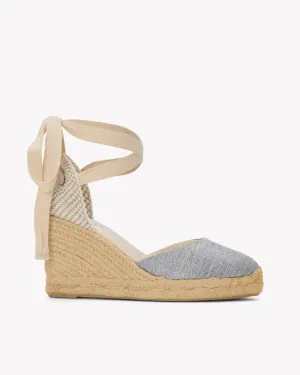 Womens_Espadrilles_The Marseille Wedge_Metallics_Silver