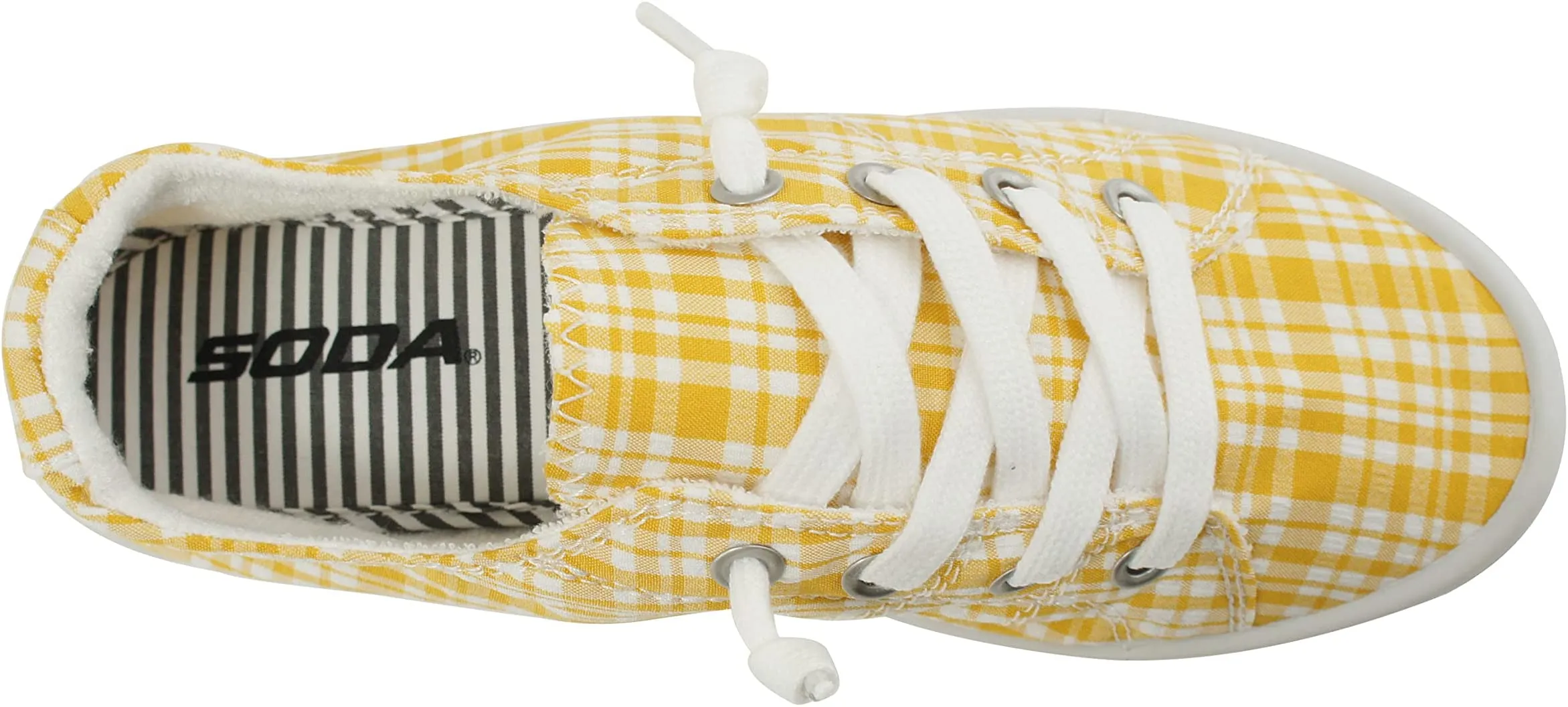 ZIG-S Mustard Plaid Soda